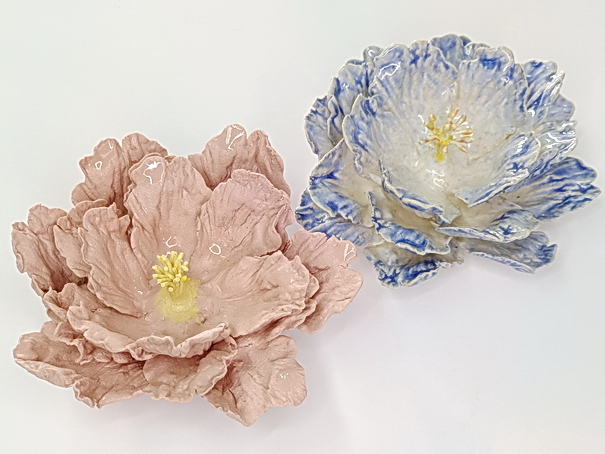 玫瑰花陶瓷製作